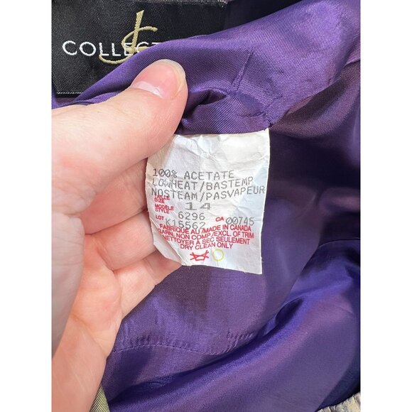 JS Collections Women's Bridesmaid Evening Dress Sleeveless Size 14 Gold Back Zip - Picture 10 of 10